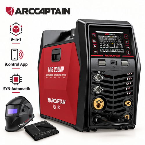 Arccaptain mig205mp saldatrice - arccaptain,