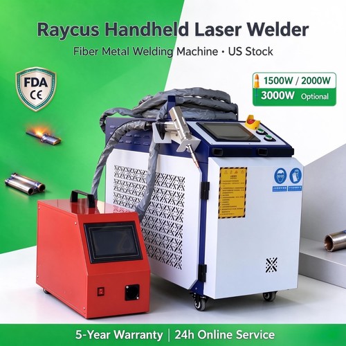 Stock 1500w raycus fibra - us,